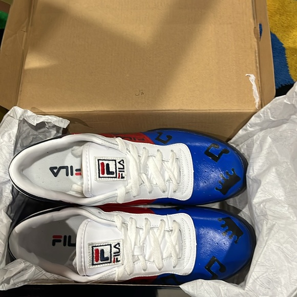 Brand new shoes for men custom made very comfy for everyday red blue and white - Picture 7 of 9